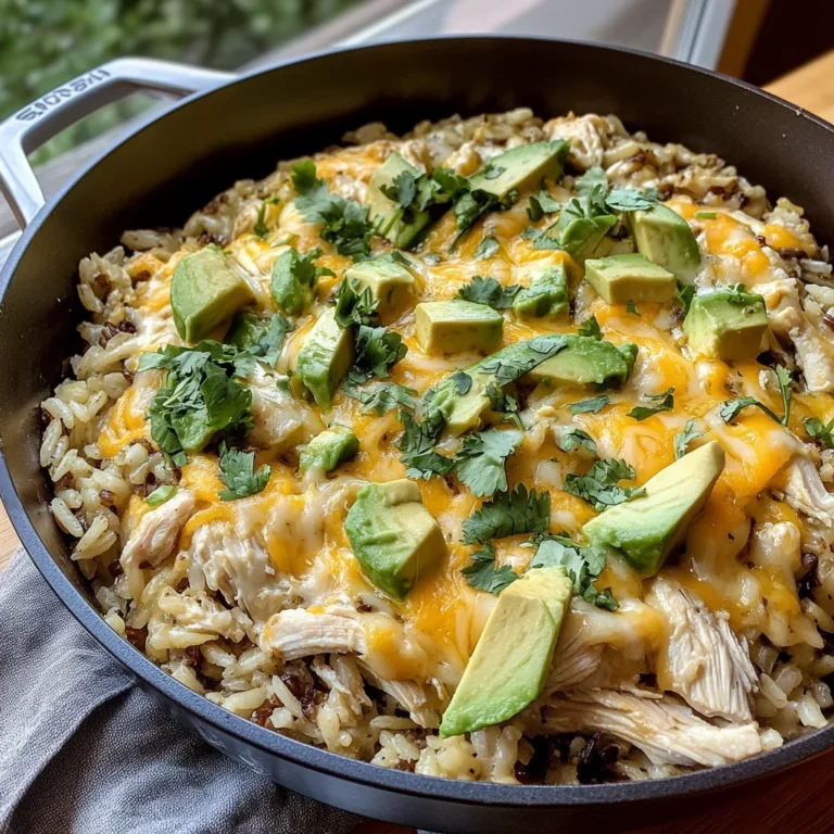 Salsa Verde Chicken & Rice Skillet