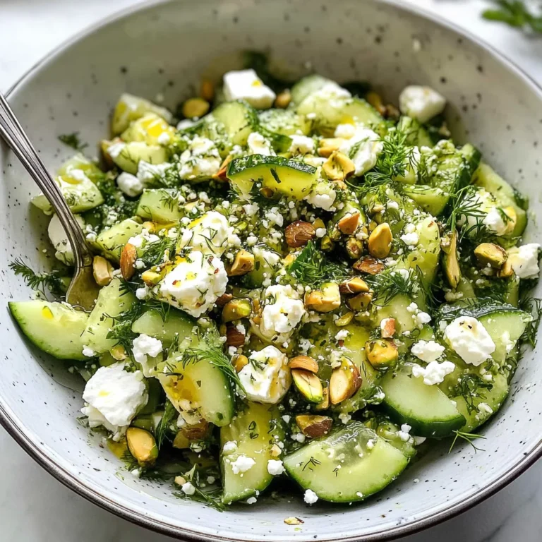 Smashed Cucumber Salad - With Feta and Dill