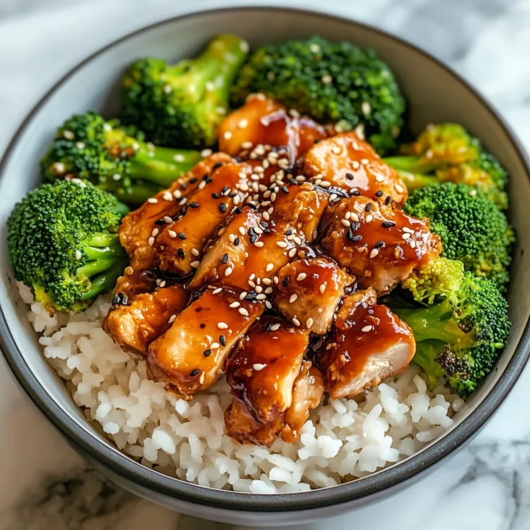 Sticky Chicken Bowls Recipe