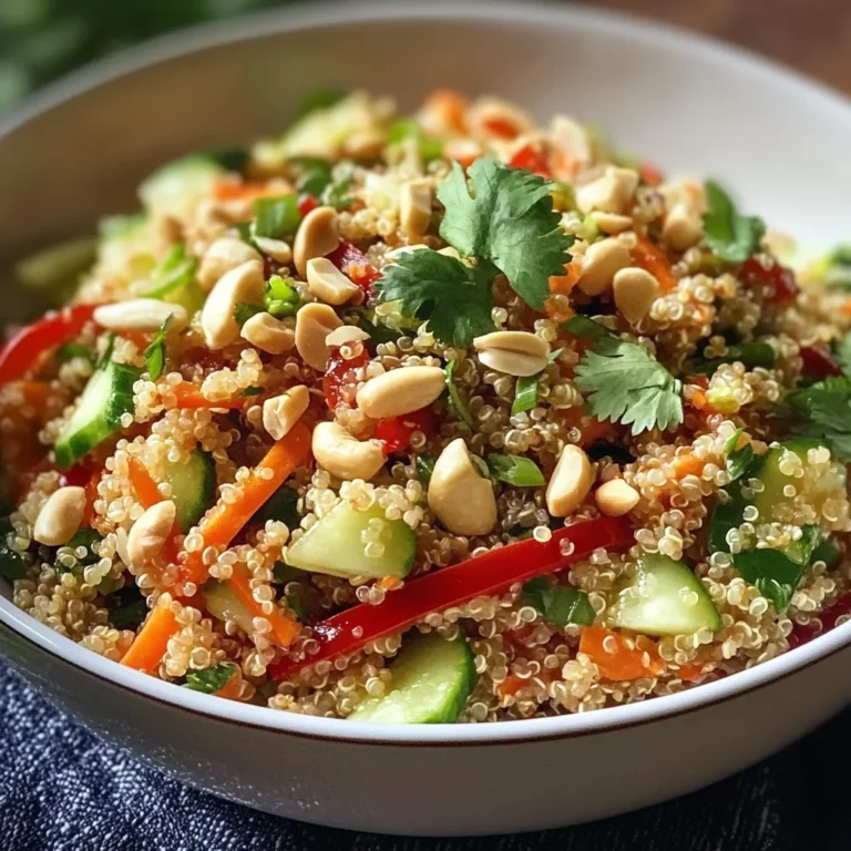Thai Quinoa Crunch Salad: A Refreshing Healthy Delight!